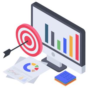 gráficos de alvos computadorizados gráficos de documentos comerciais bullseye