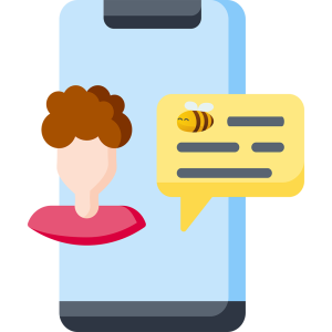 compte de médias sociaux sur le téléphone