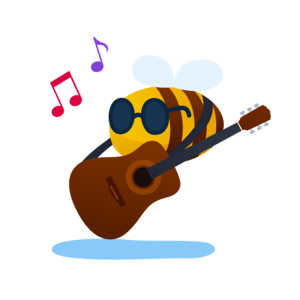 guitarist with glasses