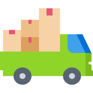 caisses de transport de voitures vertes