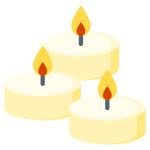 três velas