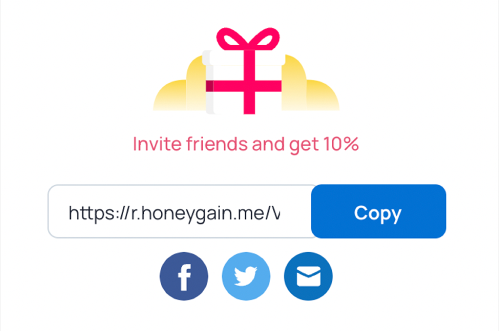 convide amigos e receba 10%