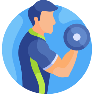 hombre haciendo fitness