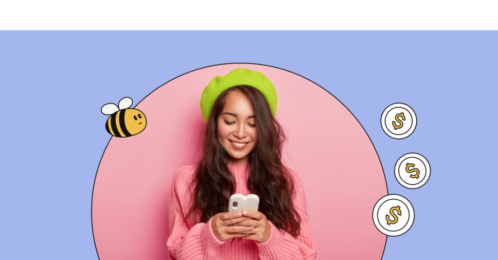 girl on a phone