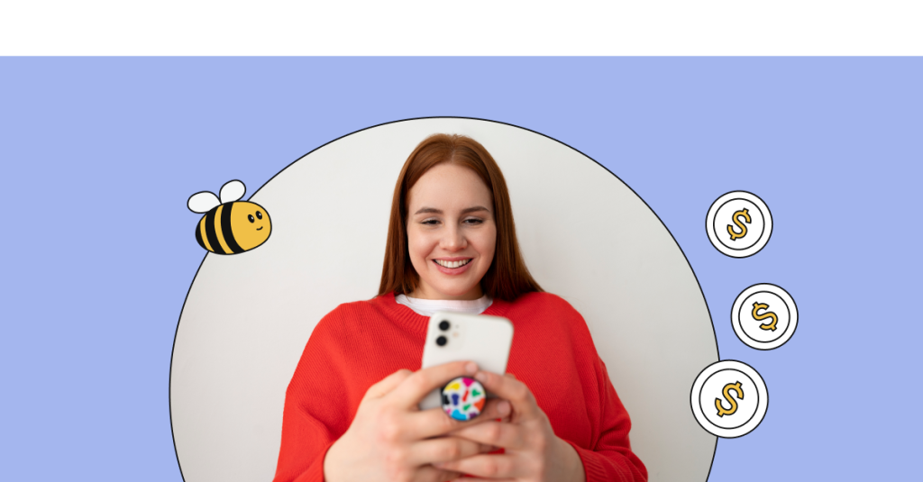 girl on a phone